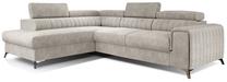 Kampinė sofa Laurence Dora 21, šviesiai ruda sp., kairinė, 205 x 278 cm x 92 cm