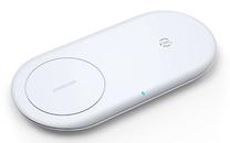 Telefono įkroviklis Joyroom JR-A26 2 in 1 for Smartphone and Wireless Headphones, 2 x Qi Wireless, balta sp., 15 W