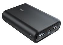 Lādētājs-akumulators (Power bank) Trust, 10000 mAh, melna krās.