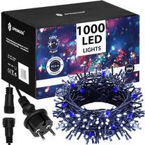 Lempučių girlianda Springos CL1008, 60 m, šalta balta / mėlyna sp., 1000 LED