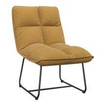 Krėslas VLX Velvet 336540, ruda sp., 72 cm x 54 cm x 74 cm