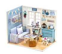 Кукольный домик DIY House, многоцветный