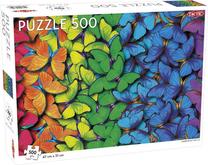 Puzle Tactic Rainbow Butterflies, 47 cm x 31 cm, 500 gab.