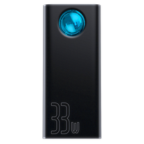 Nešiojamas įkroviklis (Power bank) Baseus Amblight, 30000 mAh, juoda sp.