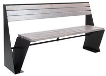 Āra sols DM Grill Linea SL-012, melna krās./pelēka krās., 169 cm x 56 cm x 90 cm