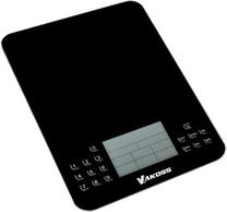 Elektroniski virtuves svari Vakoss WH-6305K, melna krās.