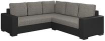 Kampinė sofa Canis Berlin 01, Soft 11, juoda sp./pilka sp., 235 x 235 cm x 90 cm