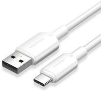 Vads Vention CTQWF, USB Type C/USB Type A, 100 cm, balta krās., 60 W