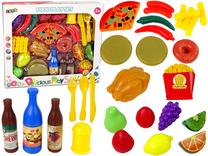 Rotaļlietu ēdienu komplekts Lean Toys Delicious Food Play Set, daudzkrāsaina