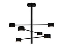 Valgusti rippuv Domoletti Luca P19070-6CL, LED, 3000 °K, 6 x 4 W, must v. / must v.