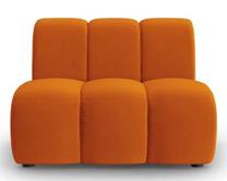 Modulinė sofa Micadoni Home Lupine Velvet, oranžinė sp., 90 x 87 cm x 70 cm