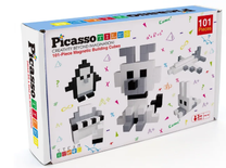 Magnetinis konstruktorius Picasso Tiles Cube Puzzle PMC101, 101 vnt., įvairių spalvų