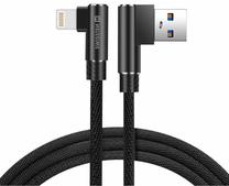 Vads Swissten, USB/Apple Lightning, 120 cm, melna krās.