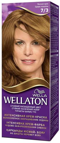 Matu krāsa Wella Permanent Color, riekstkoka krās., Hazelnut 7/3, 110 ml
