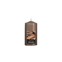 Žvakė, cilindrinė Spaas, 65 h, ruda sp.