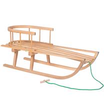 Medinės rogės Springos Wooden, medžio sp., 90 cm x 35 cm