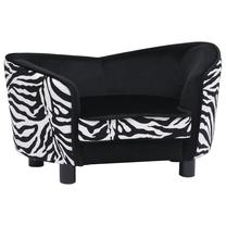 Gyvūno guolis VLX Dog Bed 170962, balta sp./juoda sp., 38 cm x 68 cm