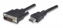 Vads Techly HDMI, DVI-D, 3 m