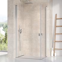 Dušas kabīne Ravak Chrome CRV1-90 1QV70U01Z1 1QV70U01Z1, kvadrātveida, bez paliktņa, 90 cm, satīna krās./rūdītais
