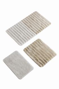 Vonios kilimėlių rinkinys Foutastic Soft 351ALS2052, ruda sp., 60 cm x 100 cm