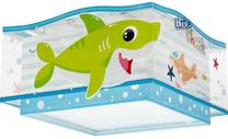 Valgusti lagi Dalber Little Shark 63476, E27, 2 x 15 W, läbipaistev v./sinine v. / -, 32 x 30 x 16.5 cm