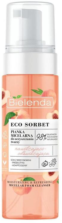 Attīroša sejas puta Bielenda Eco Sorbet Peach, 150 ml