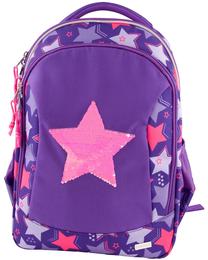 Skolas mugursoma Depesche TopModel Rev. Sequins - Star, violeta krās., 44 cm x 34 cm x 23 cm