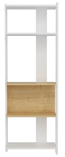 Pastatoma lentyna Kalune Design Abis Wide, ąžuolo sp./balta sp./šviesiai ruda sp., 165 cm x 58.6 cm x 26.8 cm