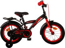 Vaikiškas dviratis, miesto Volare Thombike, juoda sp./raudona sp., 14"