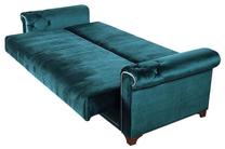 Sofa-lova MN Milan, žalia sp., 133 x 239 cm x 88 cm