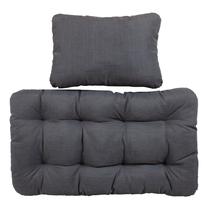 Lauko baldų pagalvė Home4you Cushion For Hanging Chair Clobe P0071111, tamsiai pilka sp., 106 x 64 cm