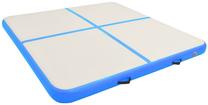 Piepūšami vingrošanas matrači VLX Gymnastics Mat 92701, zila krās./pelēka krās., 200 cm x 200 cm x 20 cm