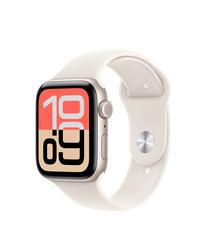 Viedpulkstenis Apple Watch SE 3 GPS 44mm MEHG4ET/A, starlight alumīnija korpuss ar starlight sporta siksniņu - S/M