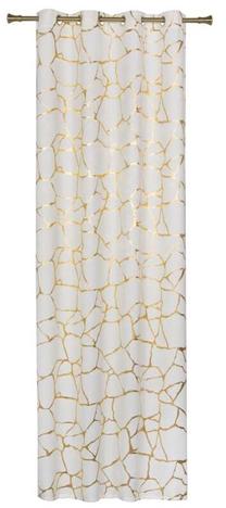 Nakts aizkari Splendid Wuste GZ-WUSTEK-135/260-EZ, zelta krās./ziloņkaula krās., 135 cm x 260 cm