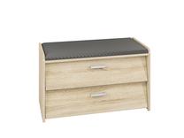 Batų dėžė ML Meble PIK 0701, ąžuolo, 80 cm x 36 cm x 48 cm