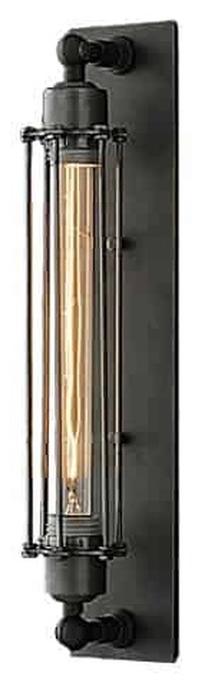 Valgusti seinale Cosmo Light York W01307BK, E27, 1 x 40 W, must v. / must v.