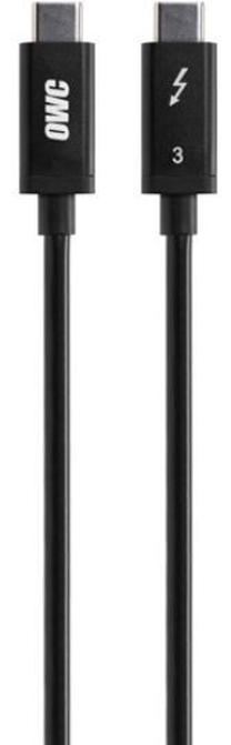 Vads OWC Thunderbolt, Thunderbolt, 2 m, melna krās.