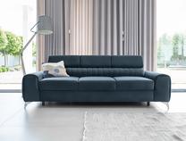 Sofa Laurence Nube 40, tamsiai mėlyna sp., 97 x 261 cm x 105 cm