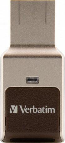 USB zibatmiņa Verbatim FingerPrint Secure, zelta krās., 64 GB