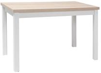 Stalas Scandinavian Adam, ąžuolo sp./balta sp., 100 cm x 60 cm x 75 cm