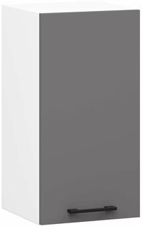 Pakabinama virtuvės spintelė Akord Oliwia, balta/pilka, 38 cm x 30 cm x 58 cm