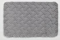 Vonios grindų kilimėlis Domoletti BMA1298D, pilka sp., 81 cm x 51 cm