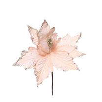 Dirbtinė gėlė Christmas Touch, oranžinė sp./smėlio sp., 25 cm