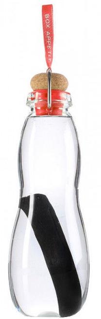 Sporta pudeles un šeikeri Black+Blum, sarkana krās., stikls, 0.6 l
