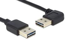 Vads Delock USB To USB USB 2.0, USB 2.0, 1 m, melna krās.