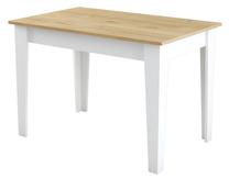 Virtuvinis stalas Kalune Design Kiev 512, ąžuolo sp./balta sp./smėlio sp., 72 cm x 110 cm x 75 cm