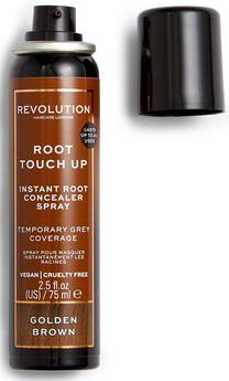 Tonuojantis purškiklis Revolution Haircare Root Touch Up, auksinė ruda sp., 75 ml