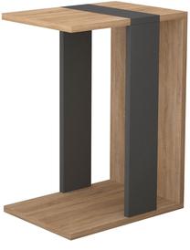 Kavos staliukas Kalune Design Zetti Side Table, antracito sp./sonoma ąžuolo sp., 40 cm x 30 cm x 57 cm
