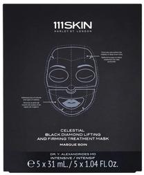 Veido kaukių rinkinys 111skin Celestial Black Diamond Lifting And Firming, 155 ml, 35+, 5 vnt.