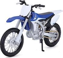 Игрушечный мотоцикл Maisto Yamaha YZ450F 5-13021, синий цв./белый цв.
